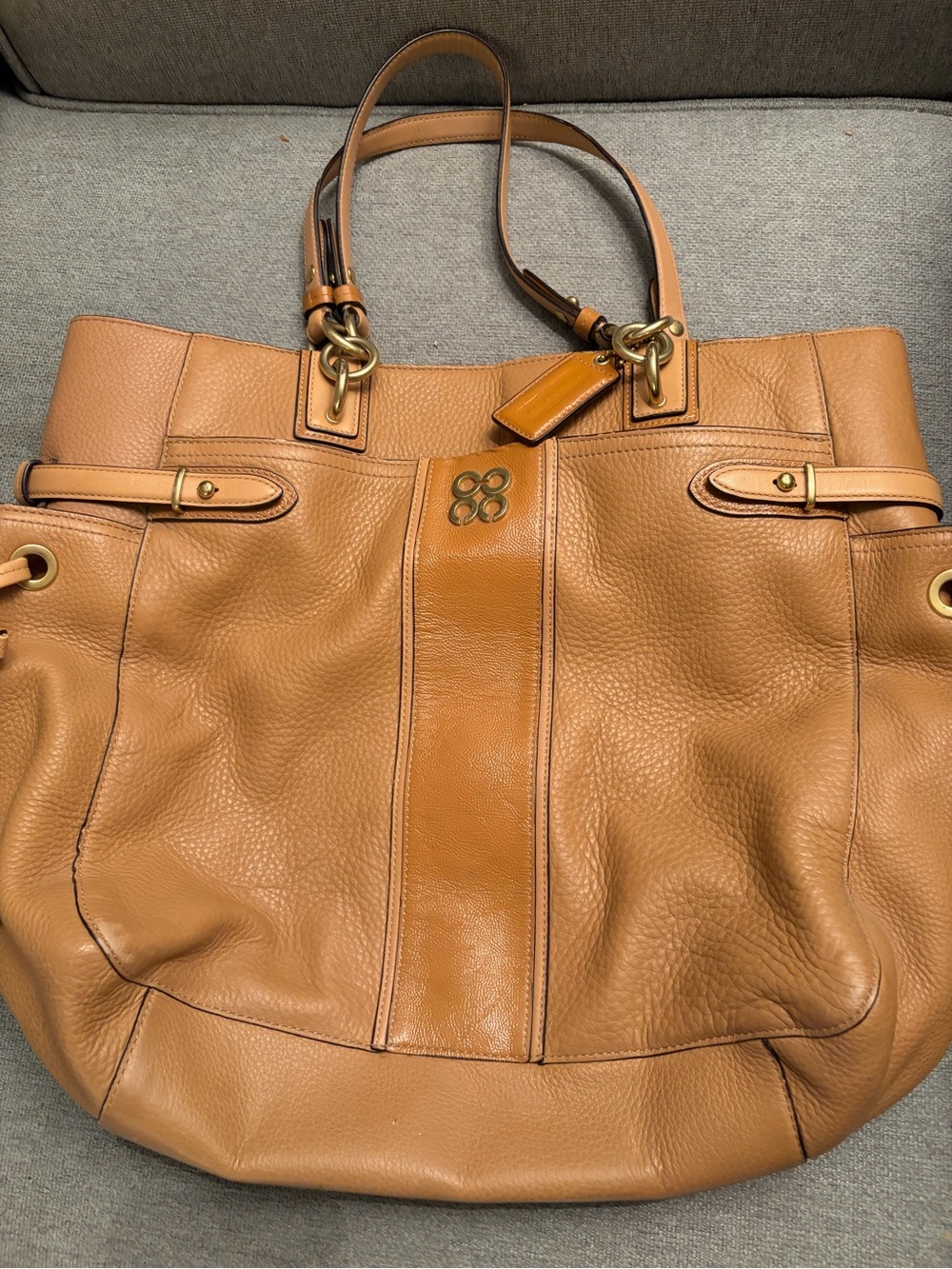 Coach Pebbled Leather Tote - Picture 1 of 3